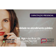 CAPACITAÇÃO PRESENCIAL: QUALIDADE NO ATENDIMENTO PÚBLICO