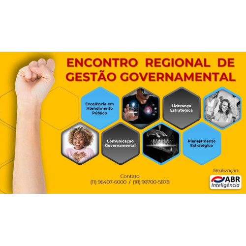 ENCONTRO REGIONAL GESTÃO GOVERNAMENTAL - 05 DE OUTUBRO - 2023 - JALES SP