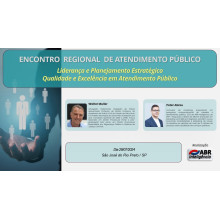 ENCONTRO REGIONAL DE ATENDIMENTO PÚBLICO - SÃO JOSÉ DO RIO PRETO/SP - 29/07/2024