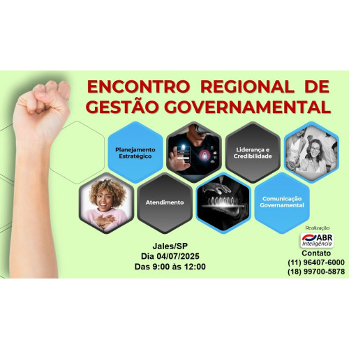 ENCONTRO REGIONAL DE GESTÃO GOVERNAMENTAL - 04/07/2025 - JALES/SP