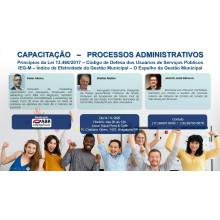 CAPACITAÇÃO GESTÃO E PROCESSOS ADMINISTRATIVOS - LEI 13.460/2017 - 14 DE NOVEMBRO DE 2025 - ARAÇATUBA/SP