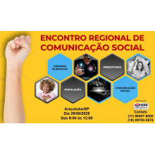 ENCONTRO REGIONAL DE COMUNICAÇÃO SOCIAL - 29 DE AGOSTO DE 2025 - ARAÇATUBA/SP