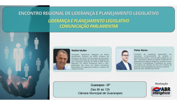ENCONTRO REGIONAL DE LIDERANÇA E PLANEJAMENTO LEGISLATIVO - SETEMBRO DE 2025 - GUARARAPES/SP ENCONTRO REGIONAL DE LIDERANÇA E PLANEJAMENTO LEGISLATIVO - SETEMBRO DE 2025 - GUARARAPES/SP