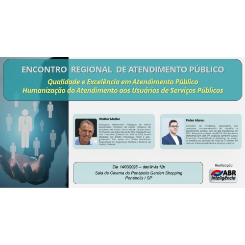 ENCONTRO REGIONAL DE ATENDIMENTO PÚBLICO - PENÁPOLIS/SP - 14/03/2025