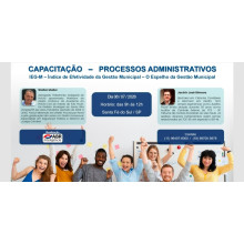 CAPACITAÇÃO EM PROCESSOS ADMINISTRATIVOS - (IEG-M) - 08 DE JULHO DE 2026 - SANTA FÉ DO SUL/SP CAPACITAÇÃO EM PROCESSOS ADMINISTRATIVOS - (IEG-M) - 08 DE JULHO DE 2026 - SANTA FÉ DO SUL/SP