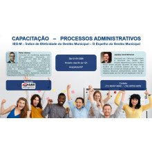 CAPACITAÇÃO EM PROCESSOS ADMINISTRATIVOS - (IEG-M) - 12 DE JUNHO DE 2026 - ARAÇATUBA/SP