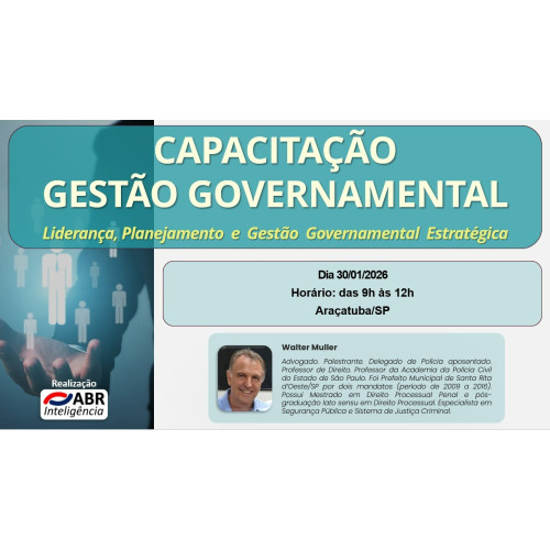 ENCONTRO REGIONAL DE GESTÃO GOVERNAMENTAL - 30 DE JANEIRO DE 2026 - ARAÇATUBA/SP