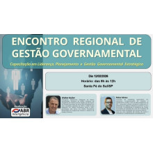 ENCONTRO REGIONAL DE GESTÃO GOVERNAMENTAL - 12 DE FEVEREIRO DE 2026 - SANTA FÉ DO SUL/SP