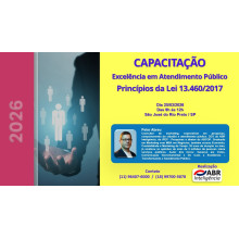 CAPACITAÇÃO - EXCELÊNCIA EM ATENDIMENTO PÚBLICO - 25 DE MARÇO DE 2026 - SÃO JOSÉ DO RIO PRETO/SP CAPACITAÇÃO - EXCELÊNCIA EM ATENDIMENTO PÚBLICO - 25 DE MARÇO DE 2026 - SÃO JOSÉ DO RIO PRETO/SP